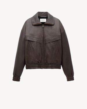 Saint Laurent Bomber Jacket - Brown