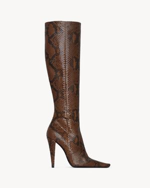 Saint Laurent 77 Boots - Brown