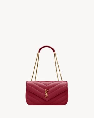 Saint Laurent Loulou Medium - Red