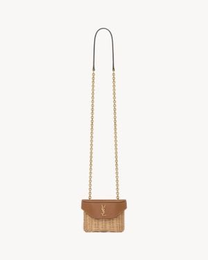 Saint Laurent June Micro Box in Black | Lyst