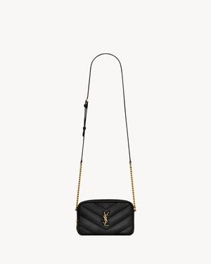 Saint Laurent Loulou Mini Camera Bag - White