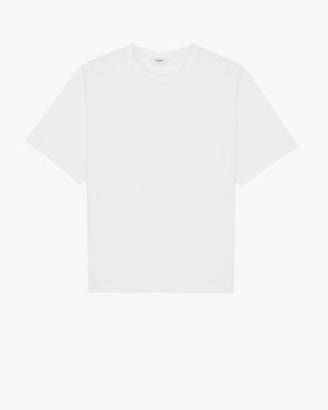 Saint Laurent Cassandre Oversized T-Shirt - White