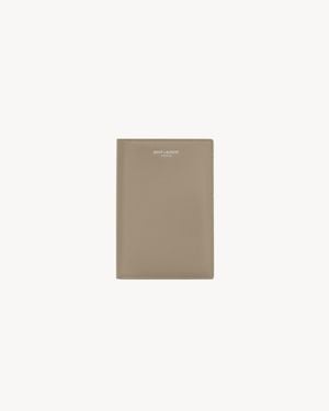 Saint Laurent Paris Passport Case - Natural