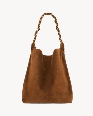 Saint Laurent Amalia En Suède - Marron