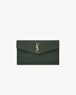 Saint Laurent One Sizeptown Pouch - Green