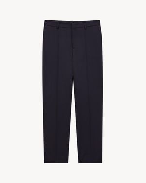Saint Laurent Slim-Fit Trousers - Blue