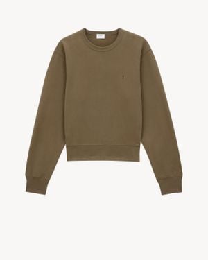 Saint Laurent Cassandre Sweatshirt - Green