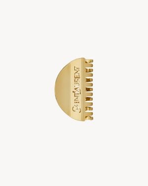Saint Laurent Clip Per Capelli - Metallizzato