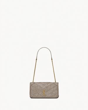 Saint Laurent Niki Chain Pouch - Natural