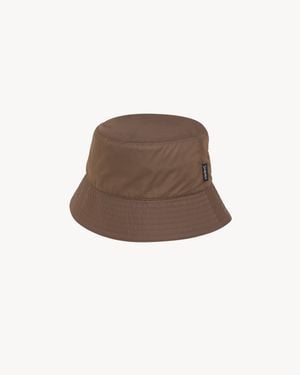 Saint Laurent Bucket Hat - Brown