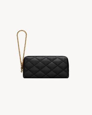 Saint Laurent Cassandre Bijou Pouch - Black