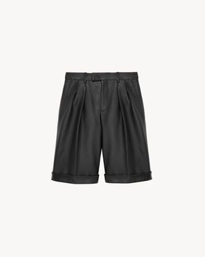 Saint Laurent Bermuda Shorts - Black