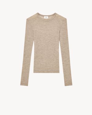 Saint Laurent Top - Natural