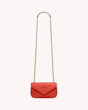 Saint Laurent ルル トイ（ラムスキン） オレンジ - レッド