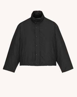 Saint Laurent Cassandre Puffer Jacket - Black