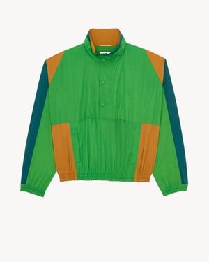 Saint Laurent Cassandre Windbreaker - Green