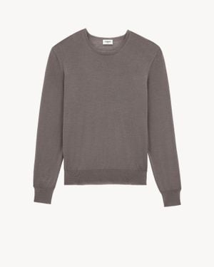 Saint Laurent ウール製セーター グリ - グレー