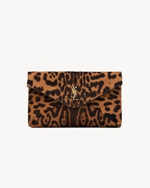 Saint Laurent Pochette Envelope Cassandre Grande - Neutro