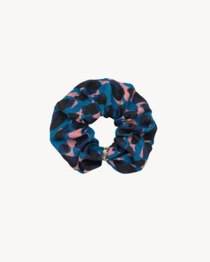 Saint Laurent Scrunchie Con Cassandre - Blu