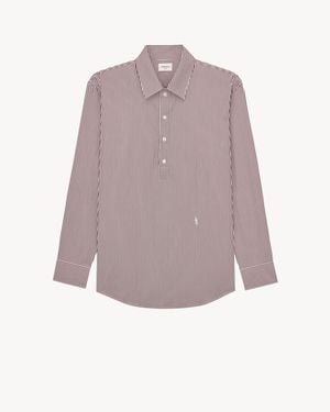 Saint Laurent Cassandre Shirt - Purple