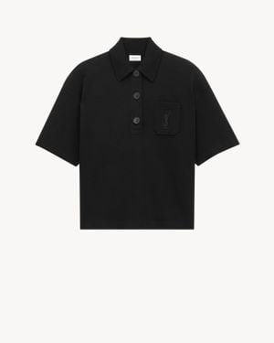 Saint Laurent Polo Cassandre - Nero