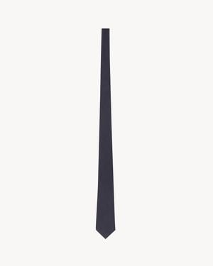 Saint Laurent Dotted Tie - White