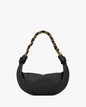 Saint Laurent Amalia Small Hobo - Black