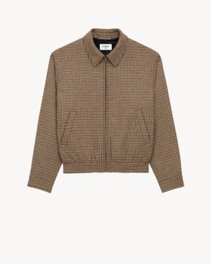 Saint Laurent Padded Jacket - Brown
