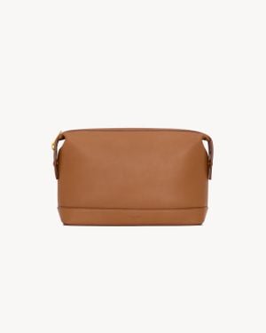 Saint Laurent Kleine Paris Tasche Aus Leder Bernstein - Braun
