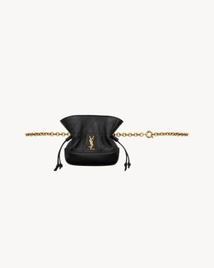 Saint Laurent Jamie Chain Belt Bag - Black