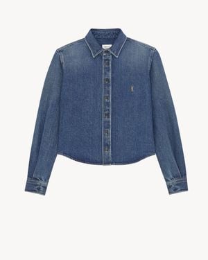 Saint Laurent Cassandre Shirt - Blue
