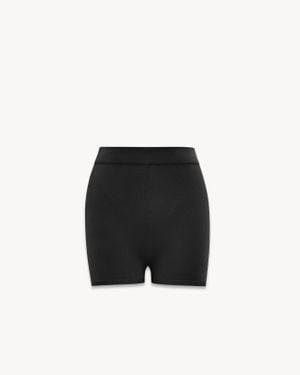 Saint Laurent Knitted Shorts - Black