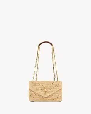 Saint Laurent Loulou Small - Natural