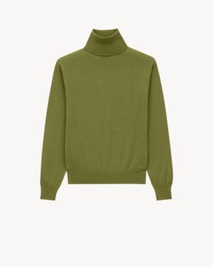 Saint Laurent Turtleneck Sweater - Green