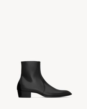 Saint Laurent Roman Boots - White