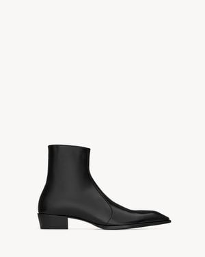 Saint Laurent Aurelien Boots - White