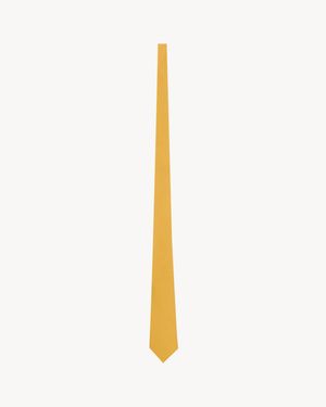 Saint Laurent Tie - White