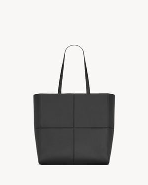 Saint Laurent Paris 4 Carré Tote - Black