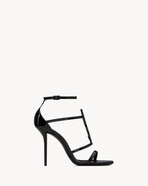 Saint Laurent Cassandra Sandals - Black