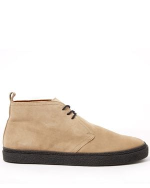 Fred Perry Hawley Suede Chukka Boots - Natural