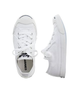 J.Crew Kids Converse Jack Purcell Lowtops - White