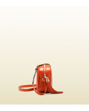 Gucci Soho Leather Disco Bag - Orange