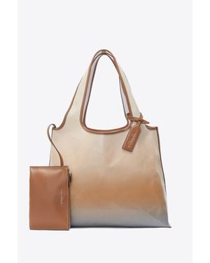 3.1 Phillip Lim Ombre Coated Canvas Market Tote - Natural