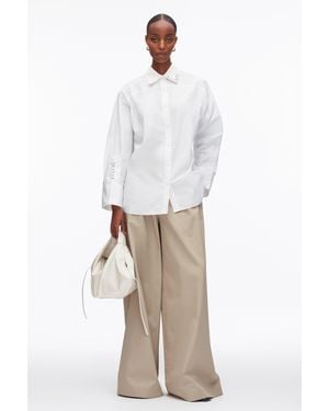 3.1 Phillip Lim Embellished Oversize Shirt - White