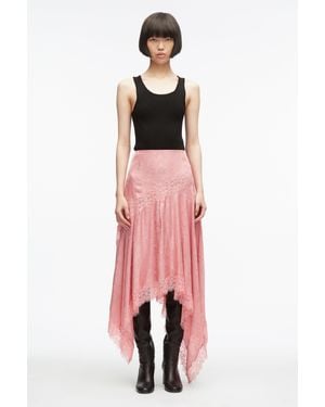 3.1 Phillip Lim Floral Jacquard Handkerchief Skirt - Pink