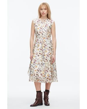 3.1 Phillip Lim Bliss Floral Sleeveless Dress - White