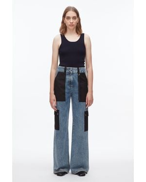 3.1 Phillip Lim Denim Carpenter Pant - Blue