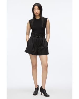 3.1 Phillip Lim Origami Pleated Shorts - Black