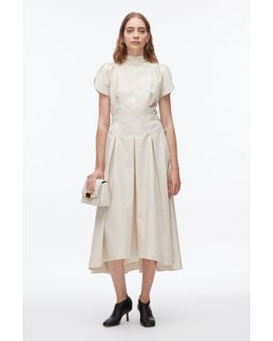 3.1 Phillip Lim Tulip Sleeve Dress - Natural