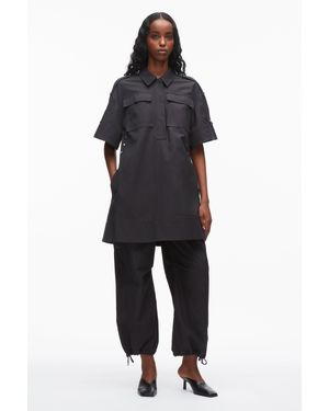 3.1 Phillip Lim Utility Shift Shirt Dress - Black